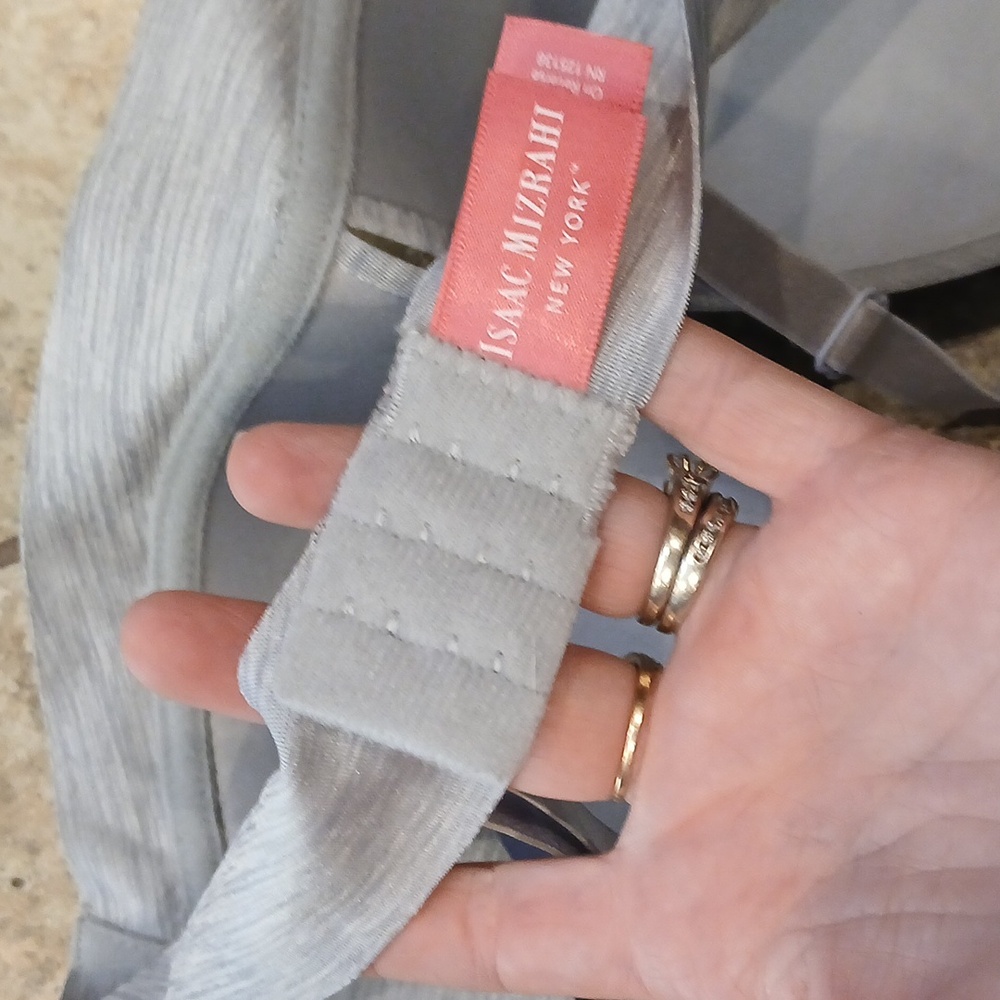 NWT Isaac Mizrahi Gray Women's Bra 36C - Picture 6 of 9